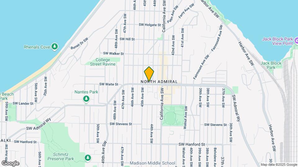 4408 SW Admiral Way Map and Location Details