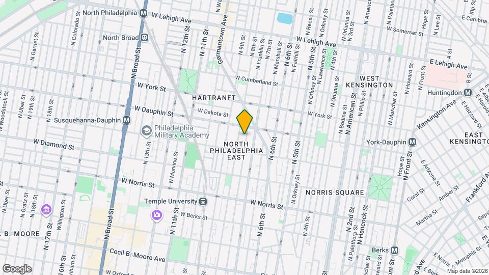 2234 N Franklin St Map and Location Details