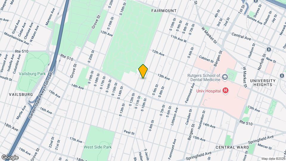 361 S 11th St Map and Location Details