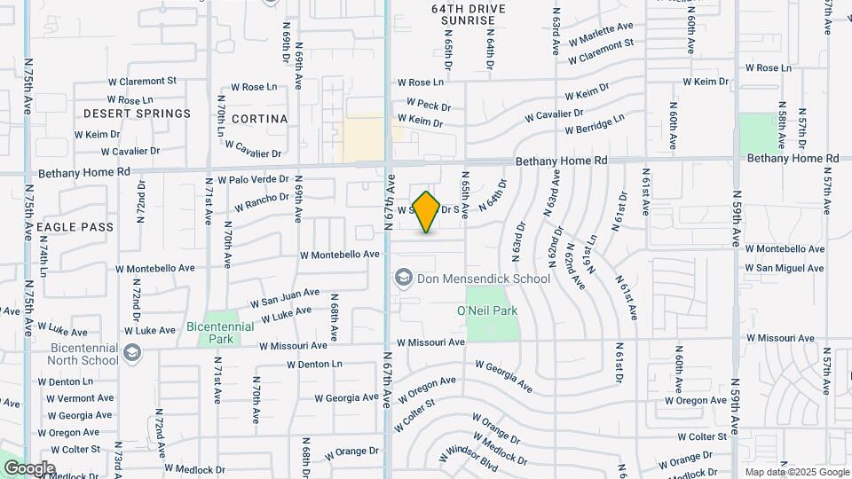 6558 W Montebello Ave Map and Location Details