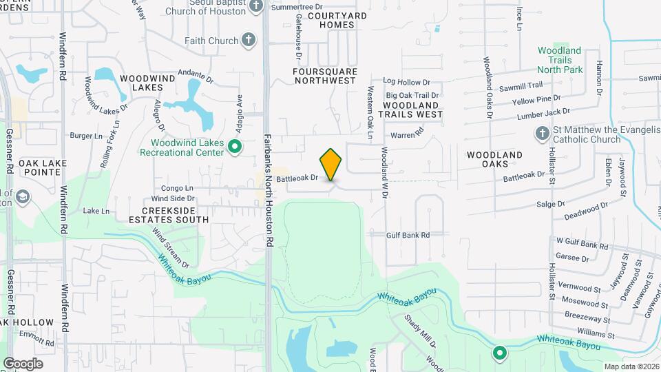 8403 Battleoak Dr Map and Location Details