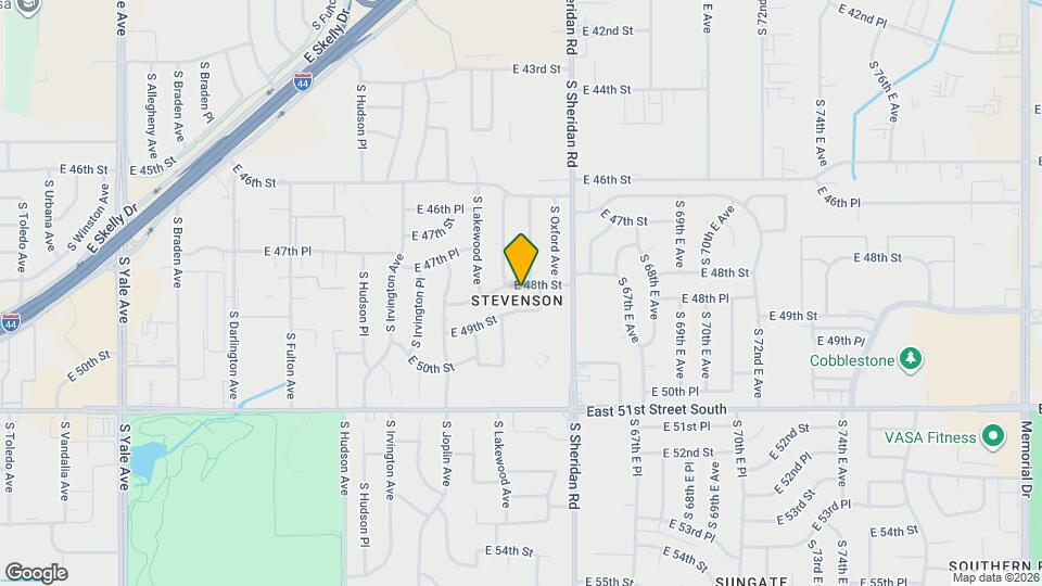 6216 E 48th St Map and Location Details