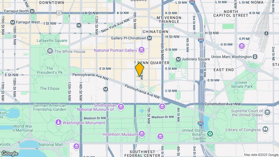 400 8th St NW Map and Location Details