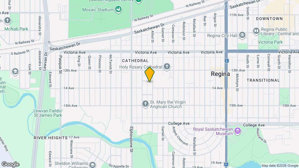 2166 Athol St Map and Location Details