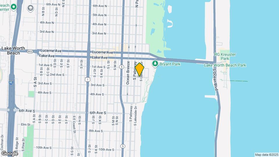 201 S Lakeside Dr Map and Location Details