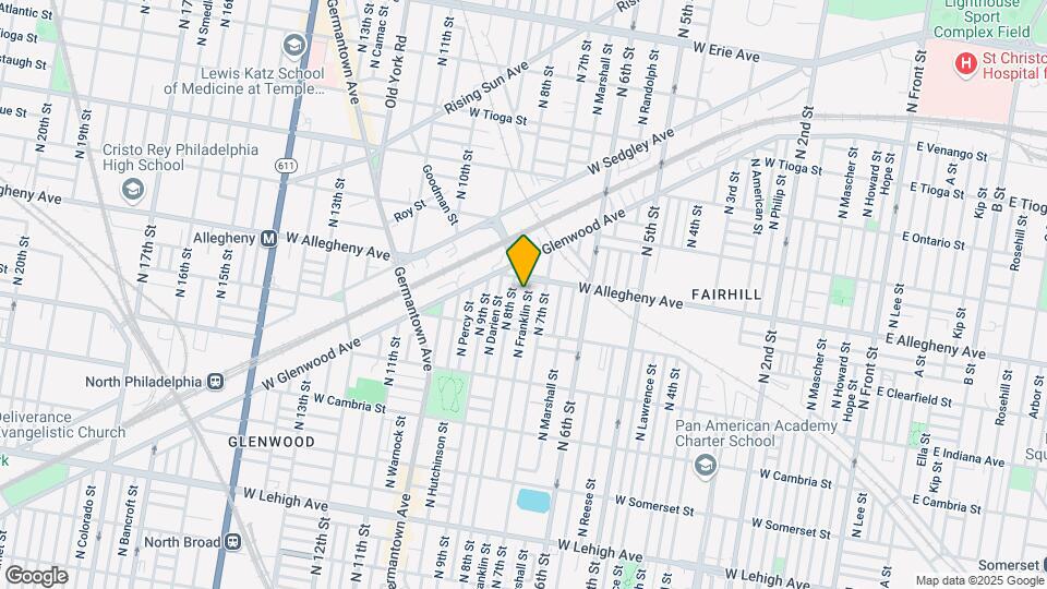 3146 N Franklin St Map and Location Details