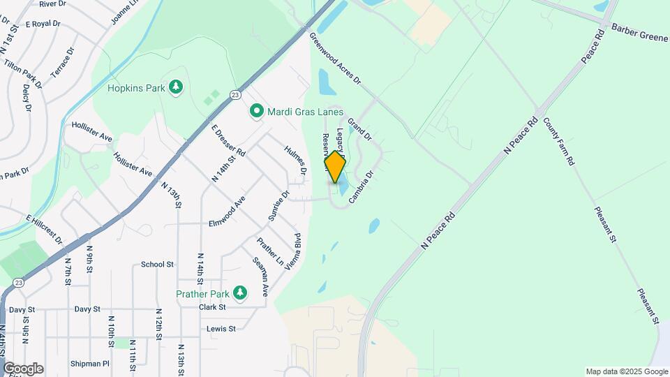 1410 Reserve Ln Map and Location Details