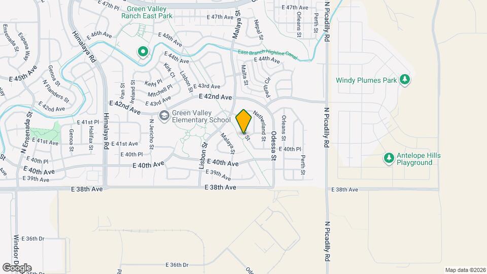 4103 N Malta St Map and Location Details