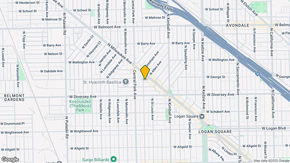 2849 N Drake Ave Map and Location Details