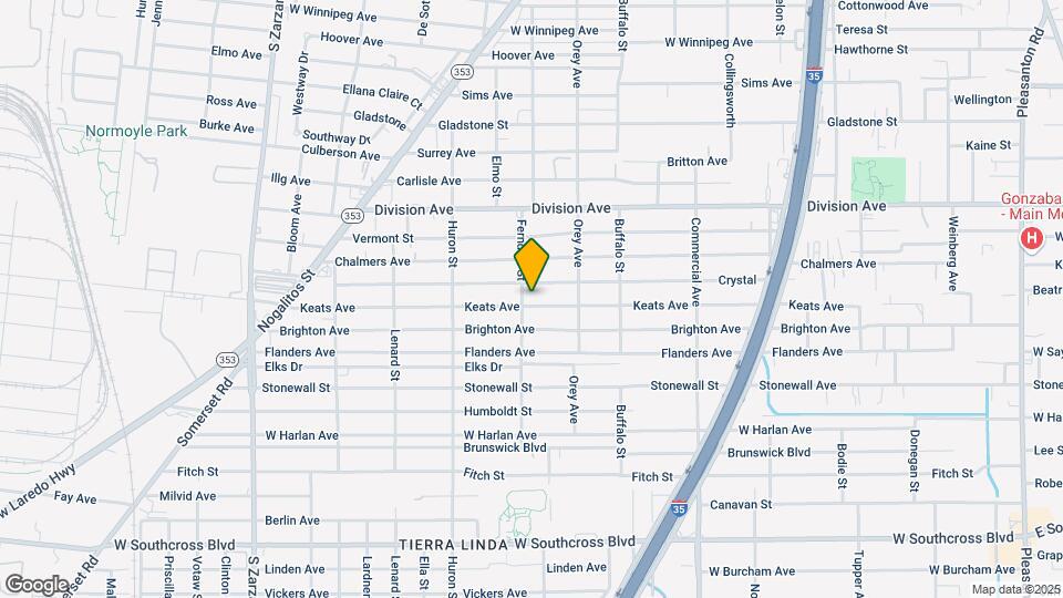 1147 Keats St Map and Location Details