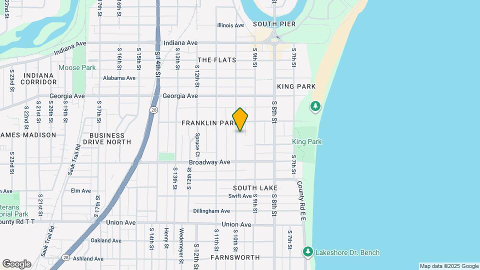 1527 South 10th Street Map and Location Details