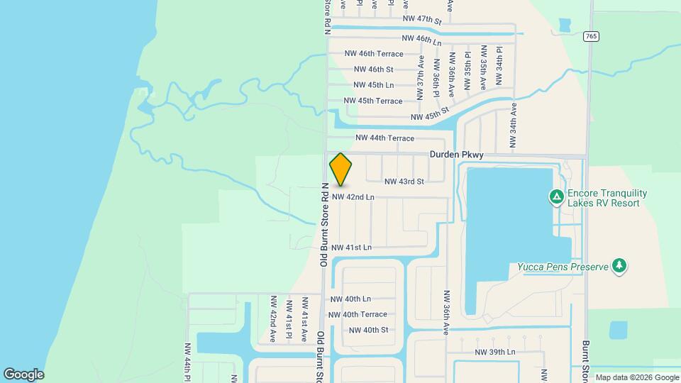 3929 NW 42nd Ln Map and Location Details