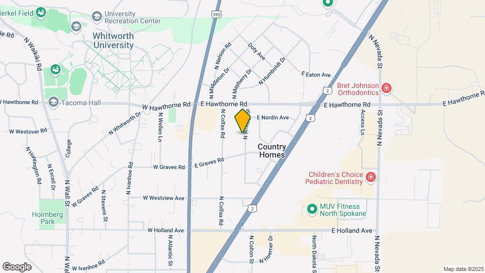 10025 N Whittier St, Unit 10025 Mapa y Detalles de la Ubicación
