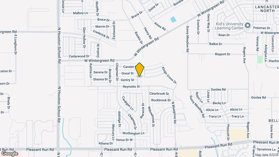 1824 McNeely St Map and Location Details