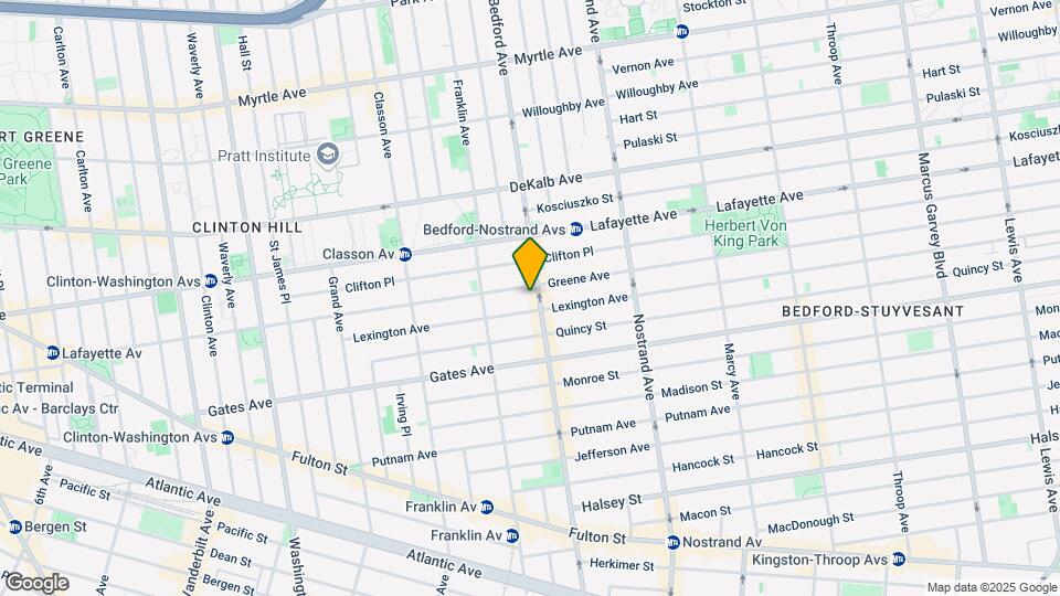1088 Bedford Ave-Unit -4 Map and Location Details