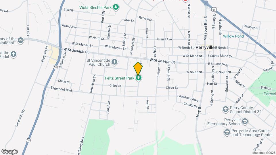 204 Feltz St, Unit B Map and Location Details