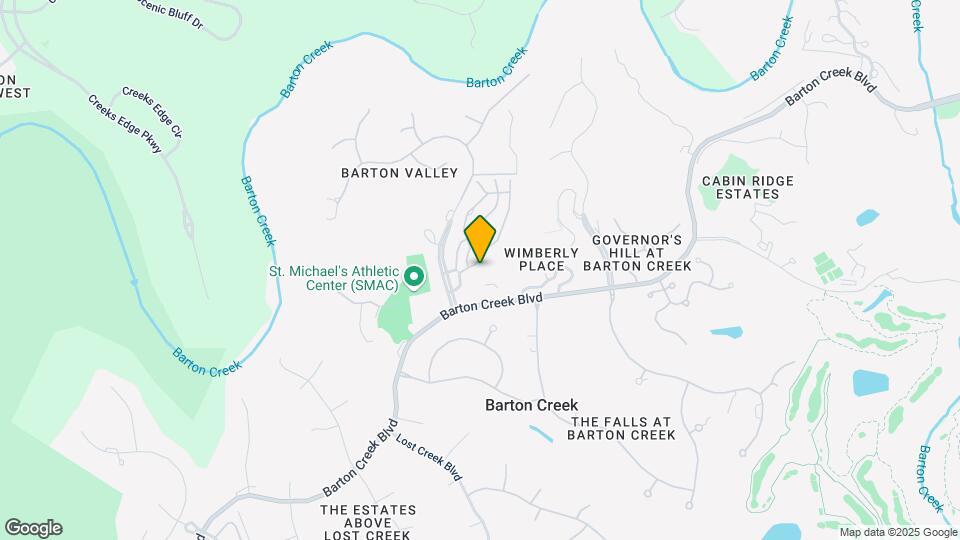 Barton Creek Villas Map and Location Details