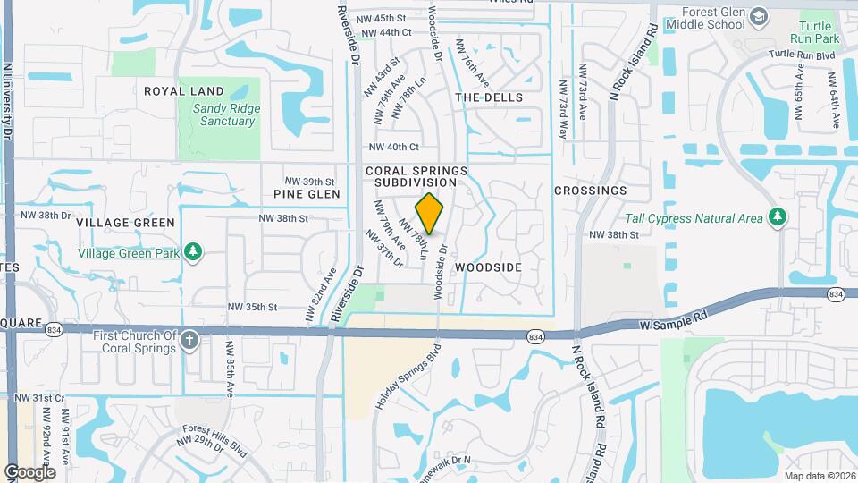 3761 NW 78th Ln Map and Location Details