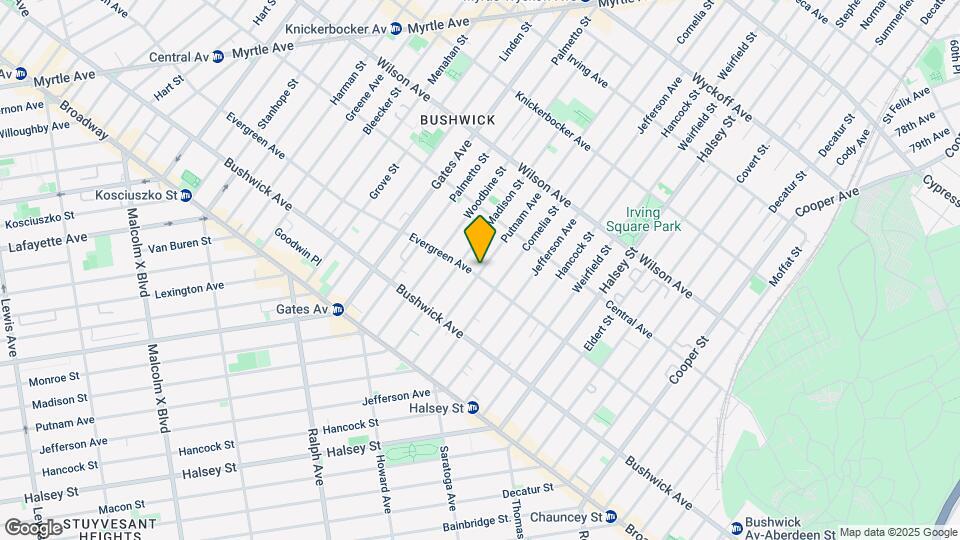 503 Evergreen Ave Mapa y Detalles de la Ubicación