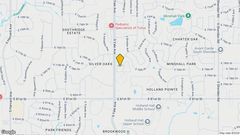 7721 S Yale Ave Map and Location Details