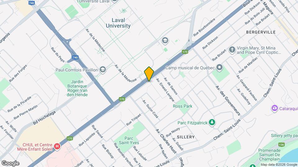 2391 Laurier Boul Map and Location Details