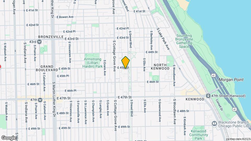 4512 S Drexel Blvd Map and Location Details