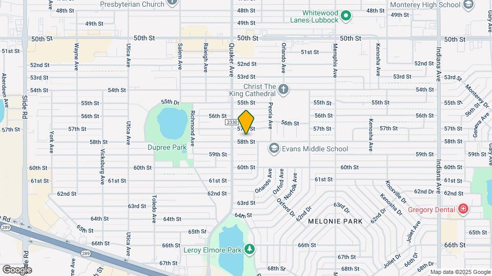 4318 58th St Map and Location Details