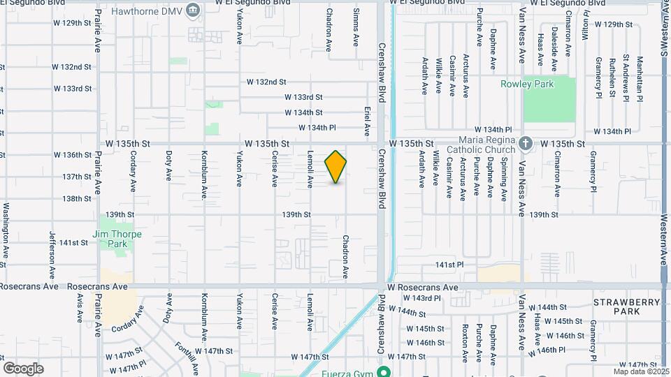 13703 Chadron Ave Mapa y Detalles de la Ubicación