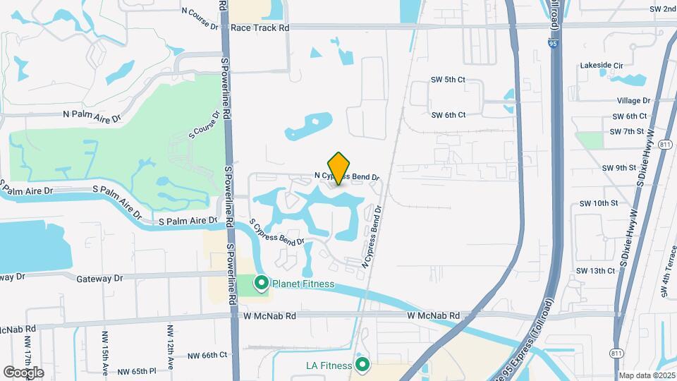 2222 N Cypress Bend Dr, Unit #202 Map and Location Details