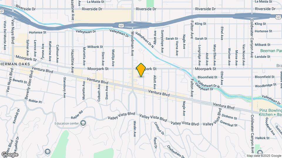 4341 Ventura Canyon Ave Map and Location Details