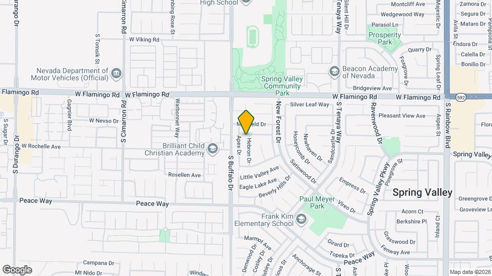 4259 Hebron Dr Map and Location Details