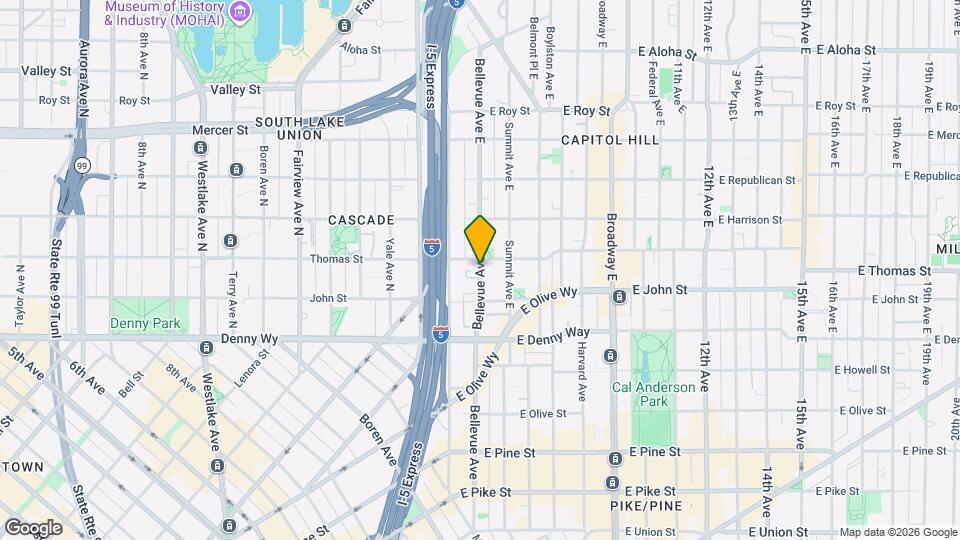 1805 Bellevue Ave E Map and Location Details