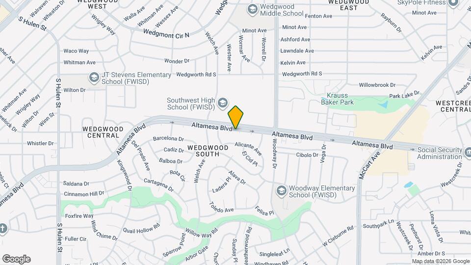 4113 Altamesa Blvd Map and Location Details