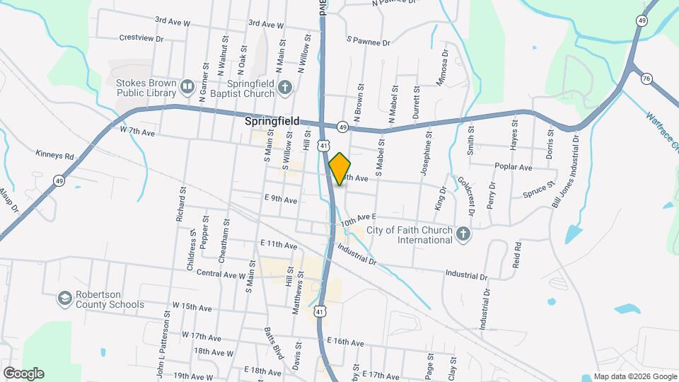 800 Memorial Blvd Map and Location Details