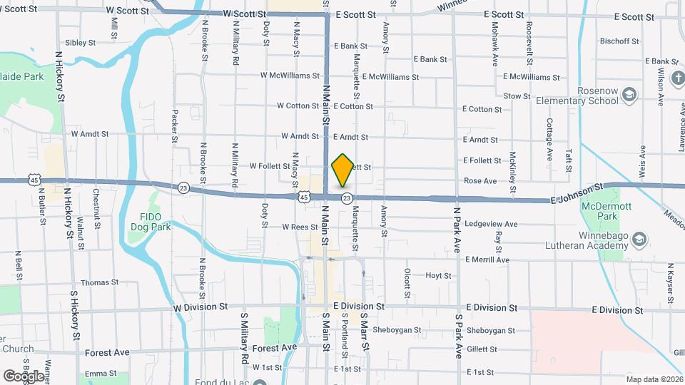 23 E Johnson St Mapa y Detalles de la Ubicación