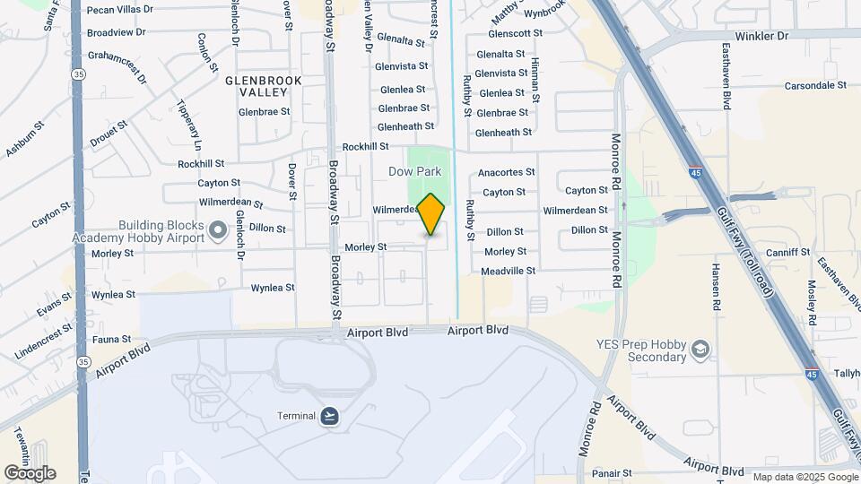 8801 Glencrest Apartments Map and Location Details