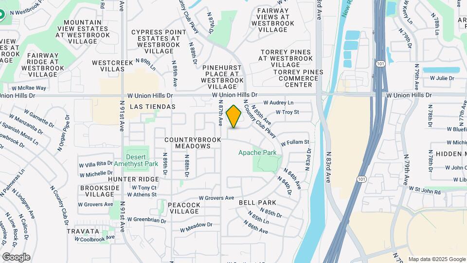 8639 W Fullam St Map and Location Details