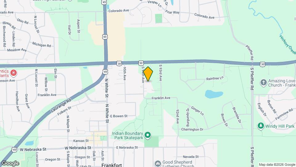 21205 S 94th Ave Map and Location Details