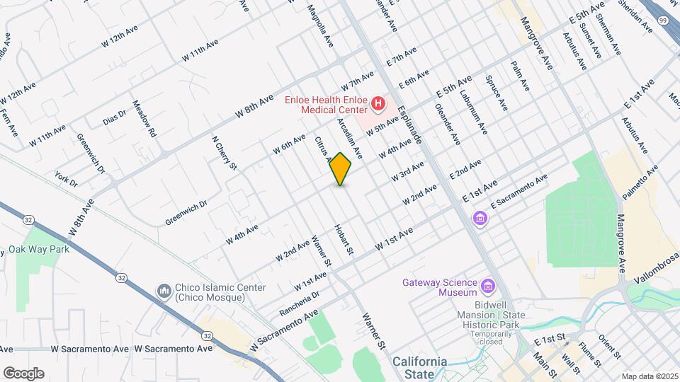 1279 Citrus Ave, Unit B Mapa y Detalles de la Ubicación