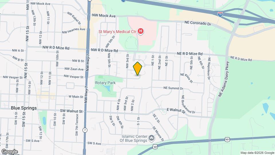 159 NW Vesper St Map and Location Details