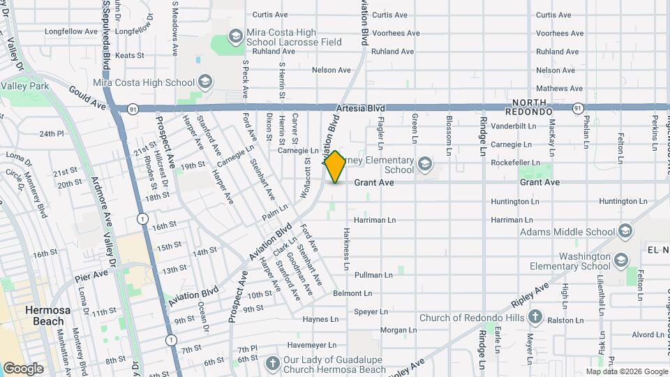 1710 Grant Ave Map and Location Details