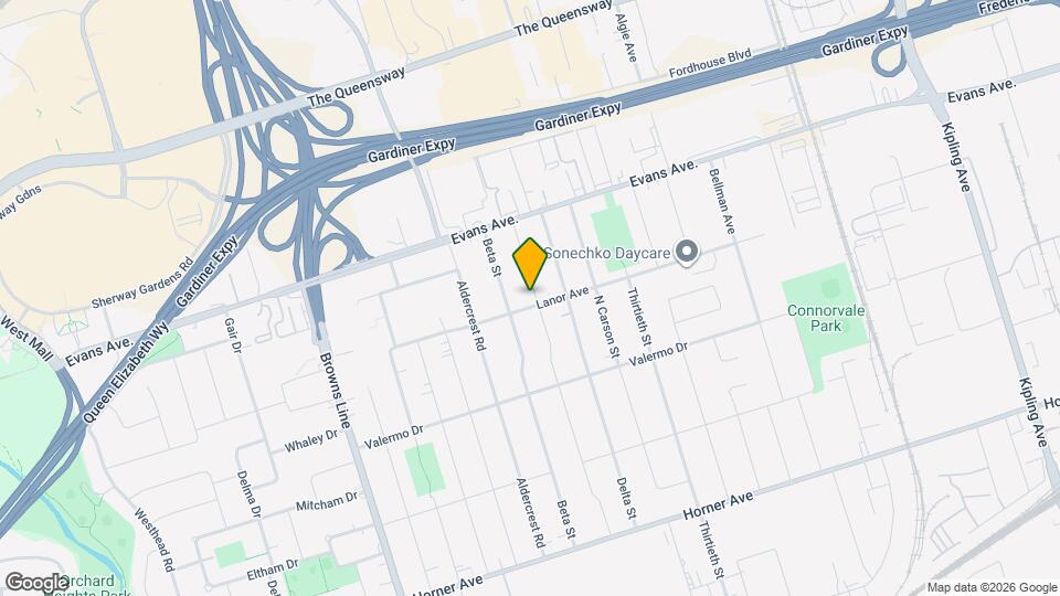 408 Lanor Ave Map and Location Details