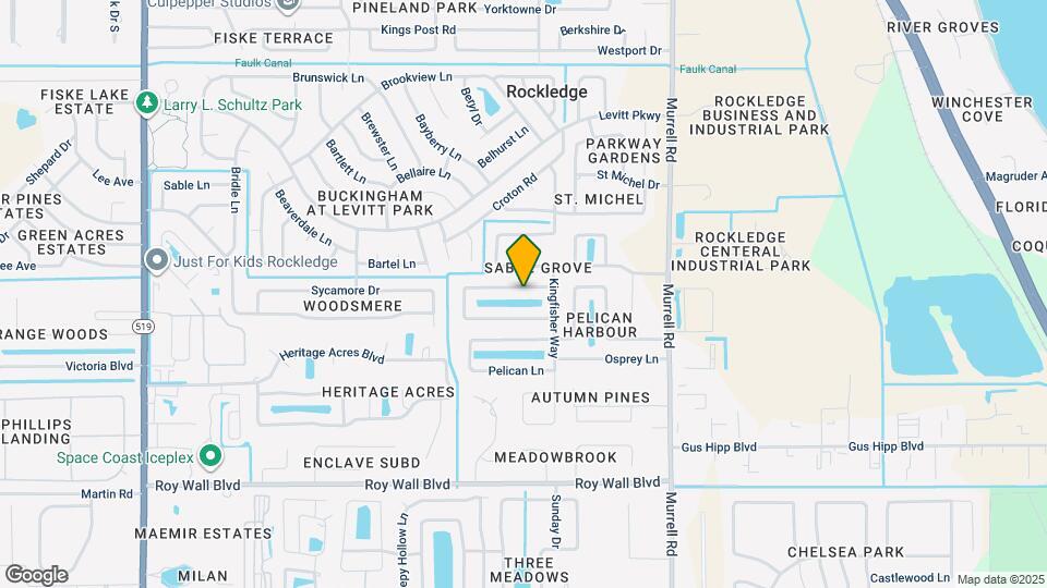 1007 Jacaranda Cir Map and Location Details