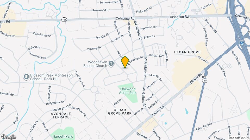 1502 Woodhaven Rd Mapa y Detalles de la Ubicación