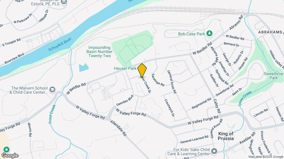721 Deer Creek Dr Map and Location Details