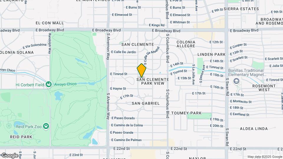 4115 E Brown Way Map and Location Details