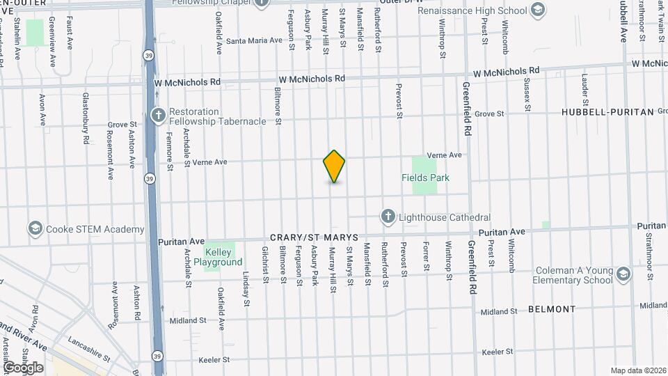 16522 Murray Hill St Map and Location Details