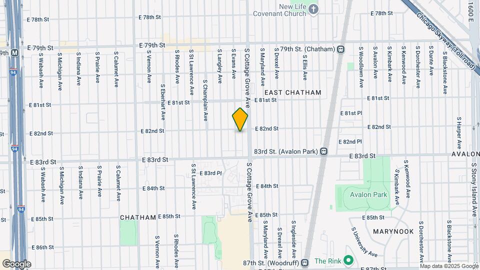 8209 S Evans Ave Mapa y Detalles de la Ubicación