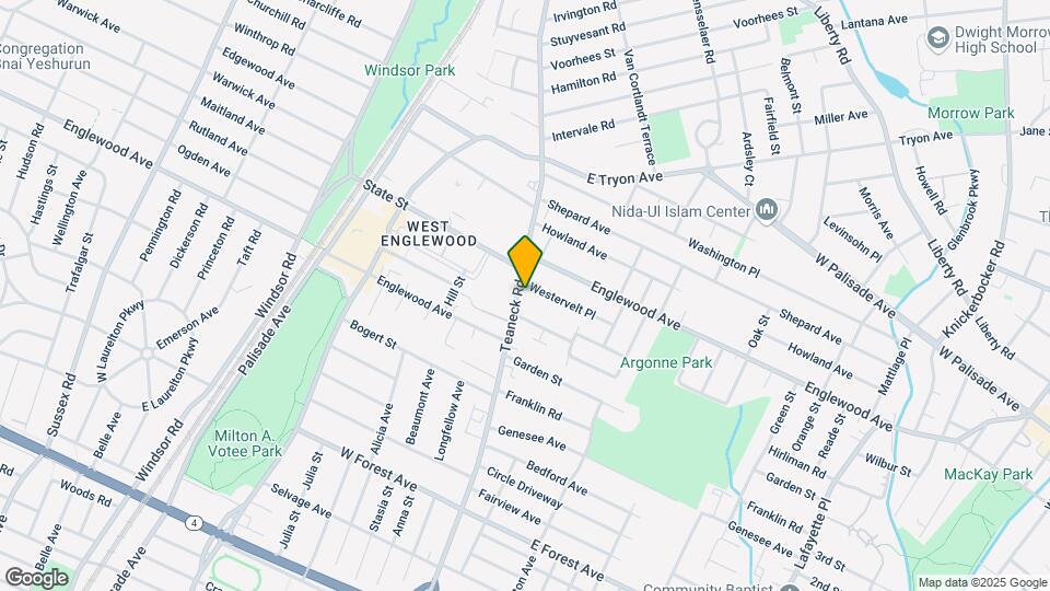 1425 Teaneck Rd Map and Location Details