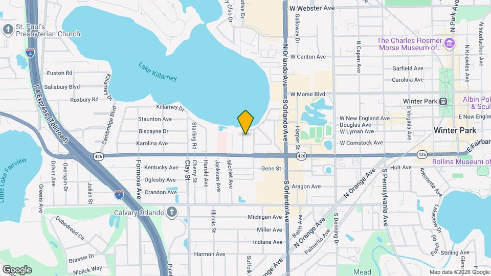 438 Lakeview Ave Map and Location Details